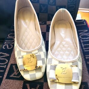 Louis Vuitton Monogram Azur Flats